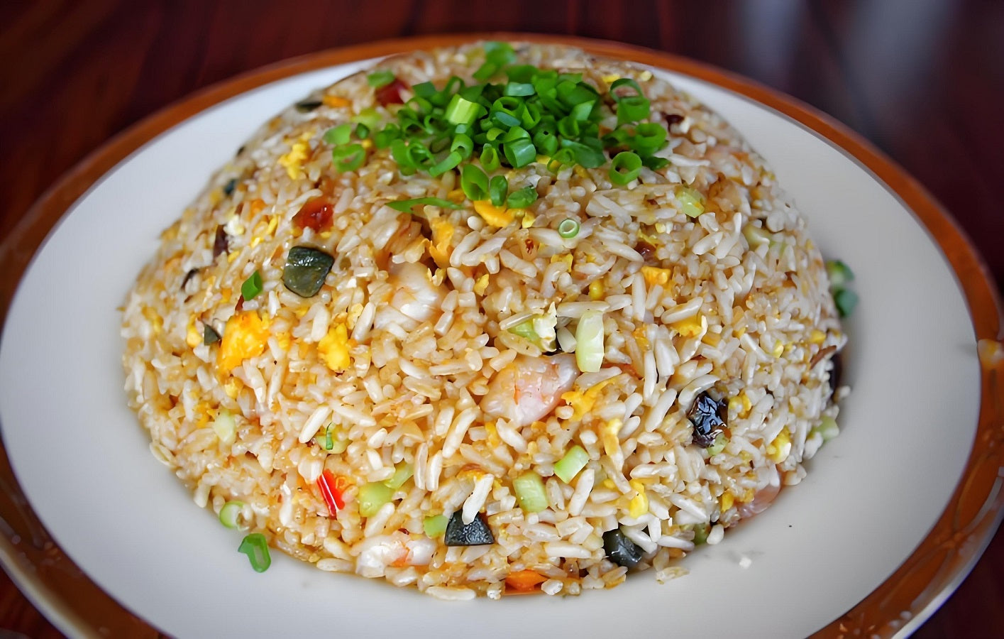 114 - MUSHROOM AND VEGETABLE FRIED RICE